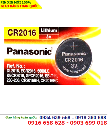 Pin 3v lithium Panasonic CR2016 chính hãng